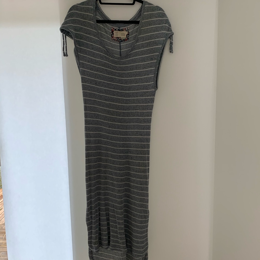 Striped Anthropologie dress